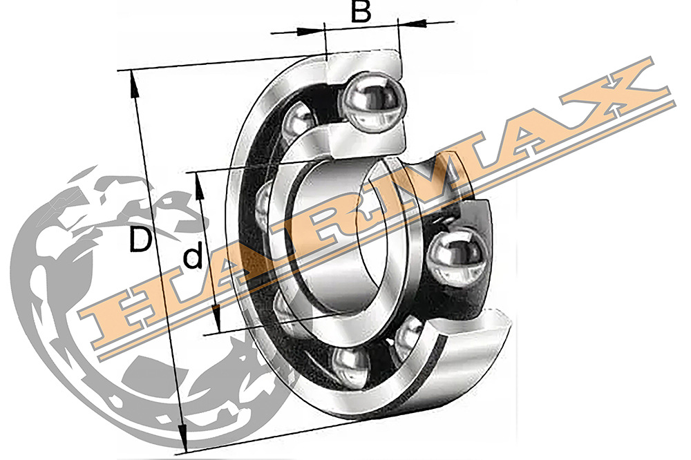 ŁOŻYSKO 6004 TBH P63 GMN