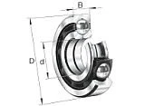 ŁOŻYSKO QJ 1022 N2 MA C4 B20 SKF