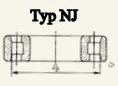 ŁOŻYSKO NJ 311 E DKF