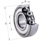 ŁOŻYSKO 6310 ZZ C3 TIMKEN