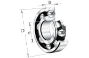 ŁOŻYSKO 6028 CMB